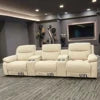 Lurxuy Multi-Function Electric 3 2 1 Sofa Set Modern Home Theater Leather Sofa Smart Living Room Sofa Furniture Set