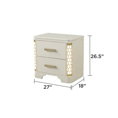 5 Piece Classic Furniture Wood King Bed Modern Bedroom  Wooden Bed Furniture Home Bedside Table