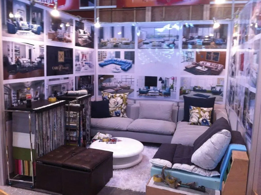 Moon Shape Comfortable Fabric Sectional Sofa Vacuum Compress Interior Design Living Room Furniture for Home Apartment Villa