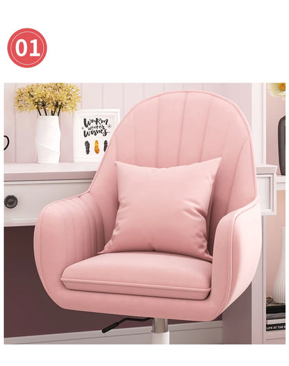 Executive Dormitory Lift Swivel Computer Chair Home Hotel Backrest Office Chairs Study Learning Bedroom Casual Makeup Chair