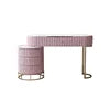 Nordic Modern Vanity Dresser With Drawers, Bedroom Furniture Makeup Dresser With Mirror, Dressing Table With Lights