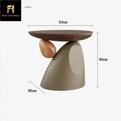 Modern Simple Resin Coffee Table Ins Design Interior Furniture for Home Office Living Room for Hotels Villas Decoration
