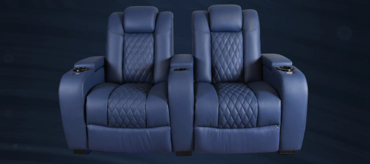 Multifunctional Electric Recliner Home Theater Living Room Sofa Genuine Leather Couch Nordic Cinema Modern Relax Massage Chair