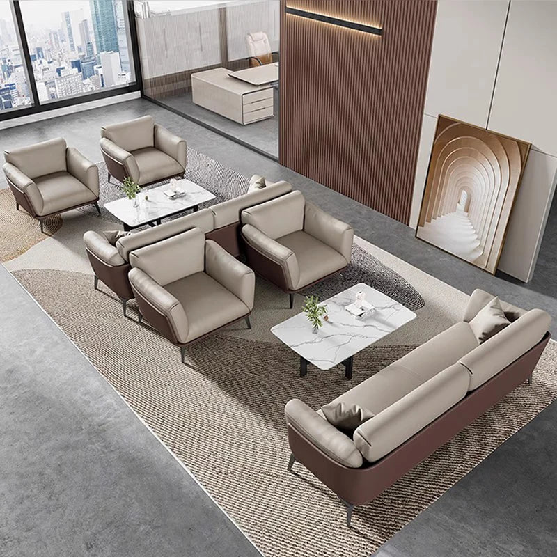 High Quality Luxury Modern Sectional Synthetic Leather Modular Sofa Bed 3 Pieces Selection Chinese Office Home Apartment School