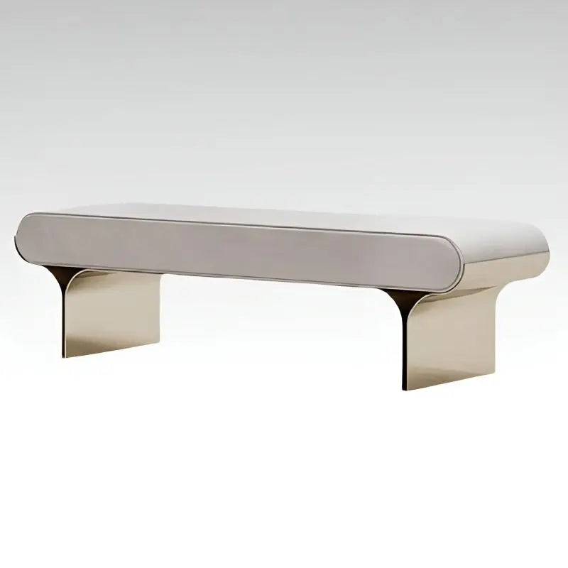 Modern Hotel Bedroom Sofa Bench Bed End Stool Living Room Comfortable Leather Shoe Stool Upholstered Bench