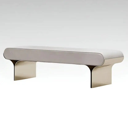 Modern Hotel Bedroom Sofa Bench Bed End Stool Living Room Comfortable Leather Shoe Stool Upholstered Bench