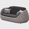 New Design Northern Europe Outdoor Luxury Rattan Woven Combination Sofa Simple Villa Design Terrace Furniture