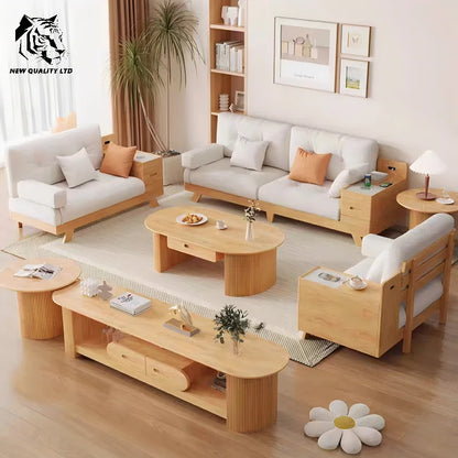 Customized Stock Modern European Eco-Friendly Wood TV Stand Cabinet Storage Ready Ship Home Furniture for Living Room Bedroom