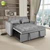 USA In Stock Modern Sofa Come Bed 2 in 1 Living Room Sofa Convertible Pull Out Sofa Bed For Small Space Home Furniture 18044