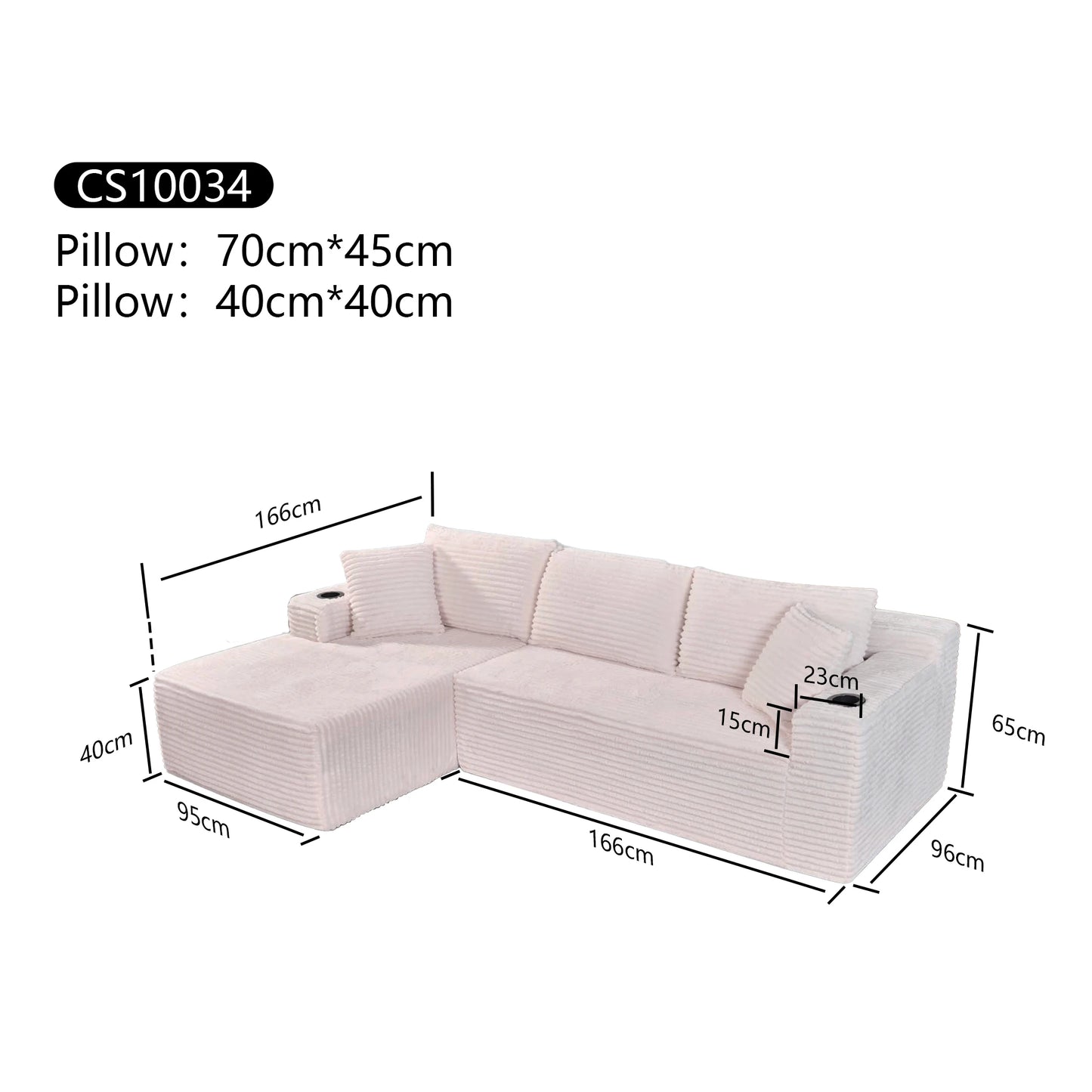 Unisofa Luxury Nordic Corner L Shaped Sectional Bedroom Living Room Use Frameless Compressed Spring Boneless Sofa