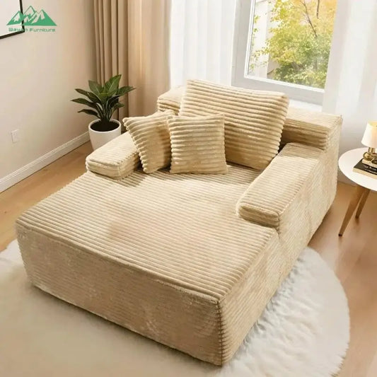 Wayon L-Shaped Compressible Sofa Bed Set Small Space Bedroom Living Room Villa 2/3 Seater Easy Moving