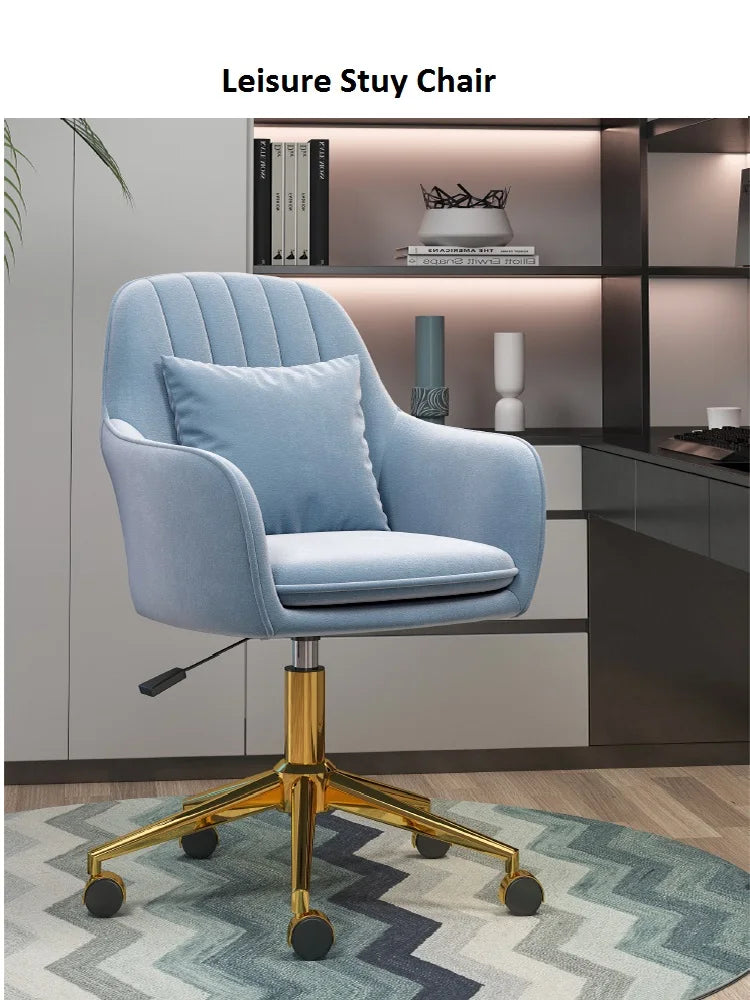 Light Luxury Home Bedroom Comfortable Computer Chair Lift Rotating Anchor Makeup Chair