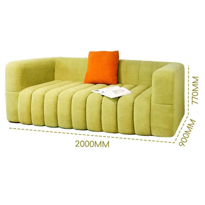 Modern Sofa, Living Room with a 3-seater L-shaped Sofa Set, Featuring a Modern Deep-seat Sofa with a Movable Ottoman
