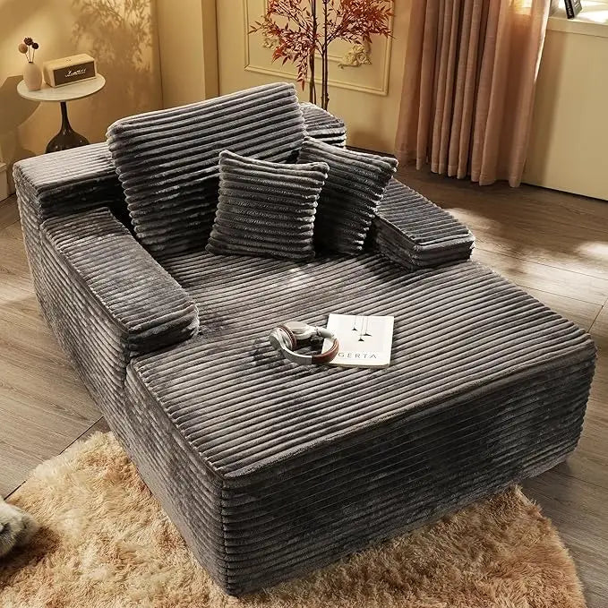 lazy floor sofa Vacuum Compression One-piece Formed High-density Full Sponge Sofa for Living Room