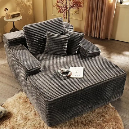 lazy floor sofa Vacuum Compression One-piece Formed High-density Full Sponge Sofa for Living Room