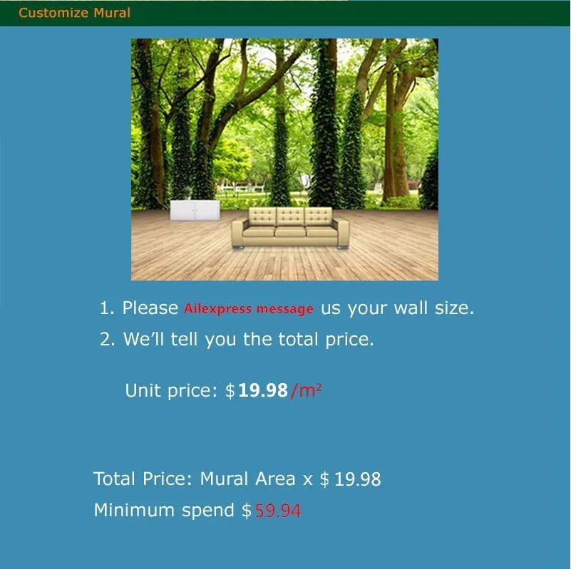 beibehang papel de parede Customized Nordic retro plant leaves, modern minimalist geometry, TV background wallpaper