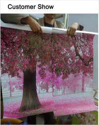 Customized Cream Style Abstract Art Feather Flower Pattern Wallpaper TV Background Wall Decoration Bedroom European Wall mural