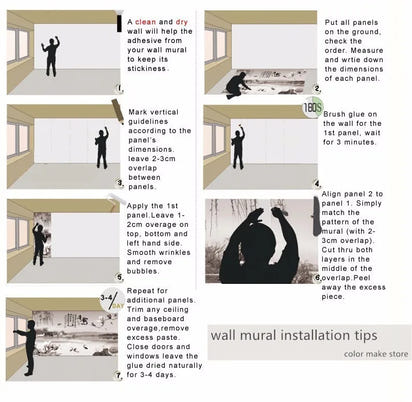 beibehang papel de parede Customized Nordic retro plant leaves, modern minimalist geometry, TV background wallpaper