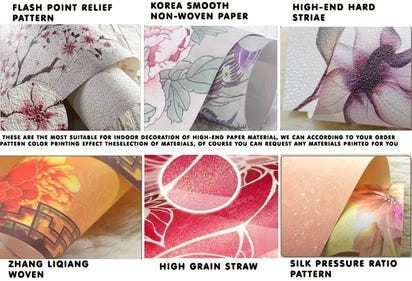 beibehang papel de parede Customized Nordic retro plant leaves, modern minimalist geometry, TV background wallpaper