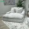 Wayon L-Shaped Compressible Sofa Bed Set Small Space Bedroom Living Room Villa 2/3 Seater Easy Moving