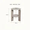 Kinno Iron Furniture Double Nordic Home Living Room Small Coffee Table Modern Family Bedroom Headboard Round Cabinet