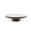 Italian-designed Living Room Table Round Natural Marble Center Table Coffee Table Set in Luxurious Modern