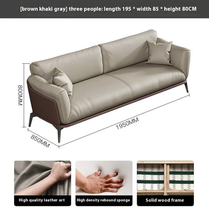 High Quality Luxury Modern Sectional Synthetic Leather Modular Sofa Bed 3 Pieces Selection Chinese Office Home Apartment School