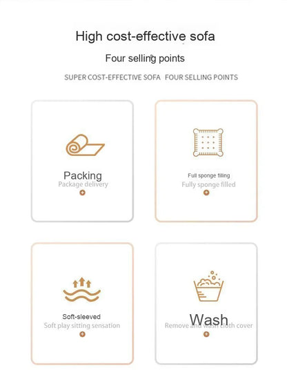 Double Armrest Compression sofa Relaxing Customizable Minimalist Design Sofa Romantic Apartment Meuble Maison Home Furniture