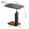 Wayon Modern Adjustable Height Side Table C-Shaped Laptop Desk Mobile Workstation for Sofa Bed Living Room