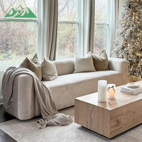 Modern Nordic 3 Seat Fabric Modular Sofa Large Compression Sectional Sofa for Living Room