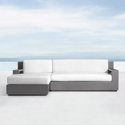 Nordic Outdoor Aluminum Modern Sofa Set Waterproof Garden Patio Furniture with Combined Features for Hotels