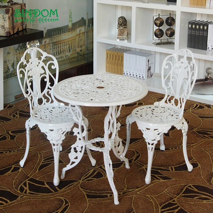 Outdoor Aluminum Table and Chair Set Patio Furniture for Garden