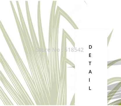 Custom Any Size Mural Wallpaper Nordic Hand Painted Tropical Leaves Plants Indoor Luxury Backdrop Wall Painting Papel De Parede