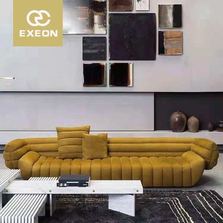 Italian Postmodern Fabric Sofa Designer Nordic Large Apartment Sofa Villa High-end Living Room