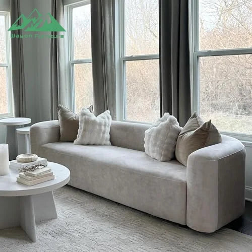 Modern Nordic 3 Seat Fabric Modular Sofa Large Compression Sectional Sofa for Living Room