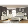 5 Piece Classic Furniture Wood King Bed Modern Bedroom  Wooden Bed Furniture Home Bedside Table
