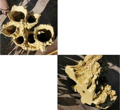 American Broken Root Shape Succulent Resin Flower Pot Outdoor Balcony Furnishing Crafts Garden Villa Vase Ornaments Decoration