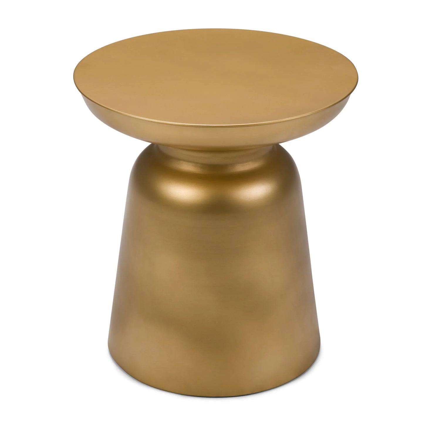 DB Toby Gold Metal Accent Table for Office Decor & Accessories