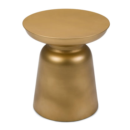 DB Toby Gold Metal Accent Table for Office Decor & Accessories