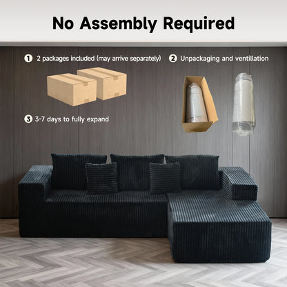Wholesale Soft Fabric Pure Sponge Compression square Sofa for Hotel Villa Vacuum Compression Packaging Restaurant Sofa Set
