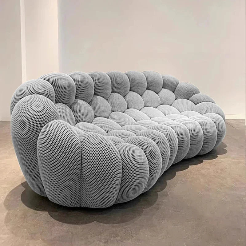 Roll Packed Compressed Contemporary Velvet Sectional Sofa Set Sponge Modular Villa Apartment Hotel Mall Use Manufacturer Direct