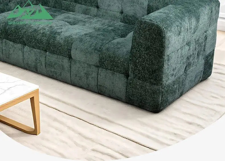 Wayon Modern L-Shape Sofa Bed Set 2 Seater Sectional Sofa for Living Room and Dormitory Use