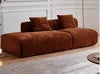 L-shaped Corner Set Noble Consort Combination Chenier Modern Style Straight Row Sponge Filled Fabric Sofa