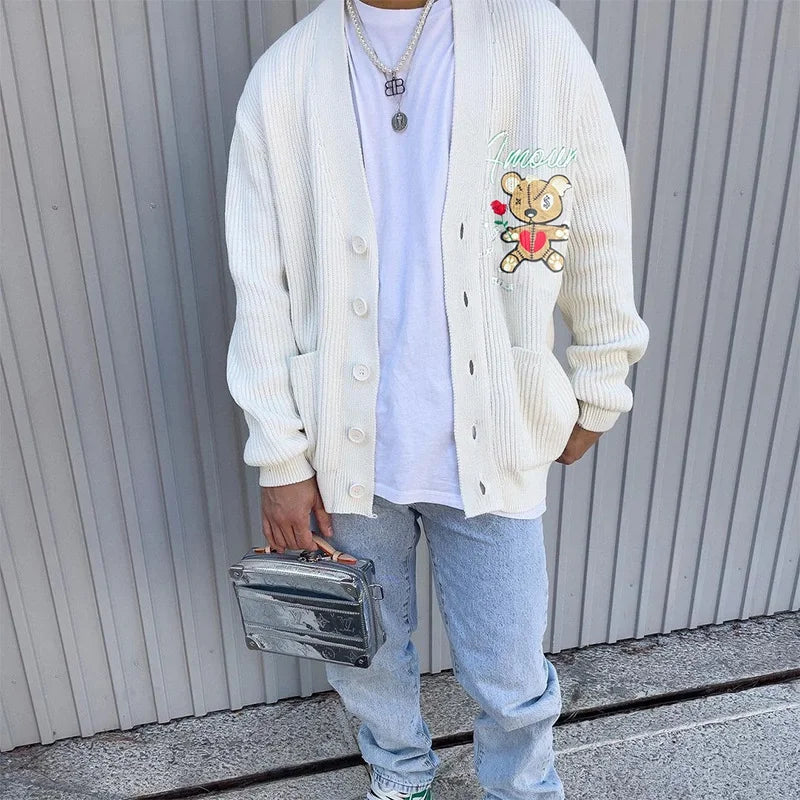 Summer Men Rhinestone Print Round Neck Cotton Clothes Short-sleeved T-shirt Plus Size Men's T-shirts