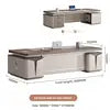 Modern Luxury Executive Desk  Wooden Manager Boss Table for CEO Designed High Quality Office Desk Boss Table