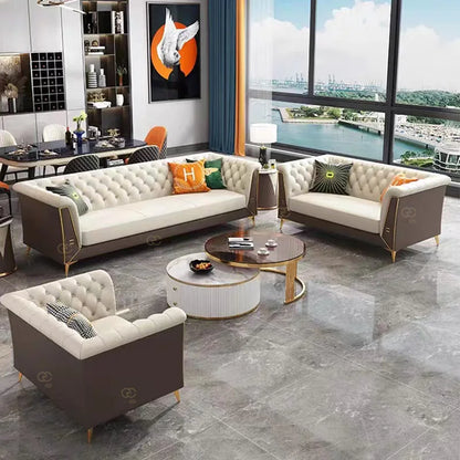 American Sofa Combination Living Room Modern Simple Light Luxury Three People Sofa