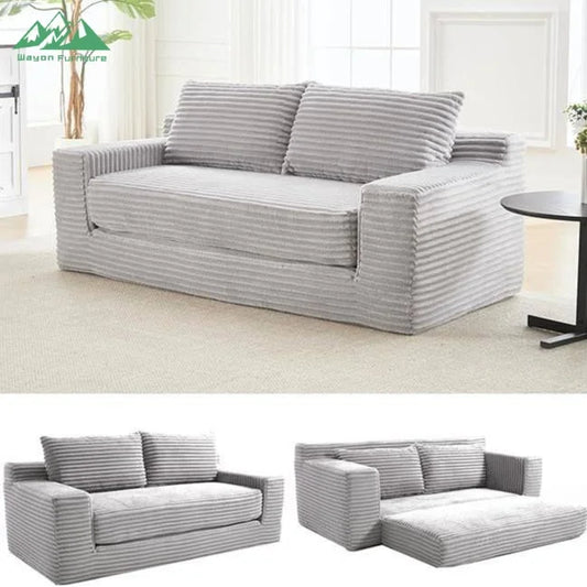 Wayon L-Shaped Modular Sofa Bed Set with High-Density Foam Eco-Friendly & Durable Design for Living Room Use