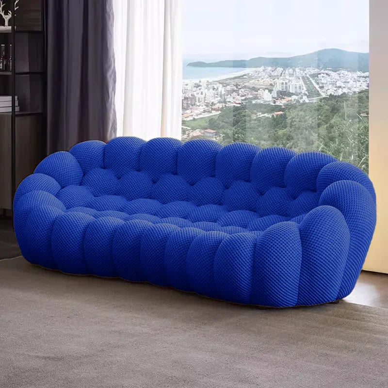 Roll Packed Compressed Contemporary Velvet Sectional Sofa Set Sponge Modular Villa Apartment Hotel Mall Use Manufacturer Direct
