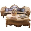 High-end Aristocrat Luxury European Style Household Fabric Living Room Design Combination Sofa