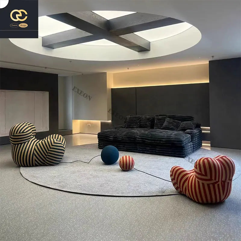 Charming High Resilience Design, Home Luxury Sofa Bed, Corduroy Classic Large Sofa